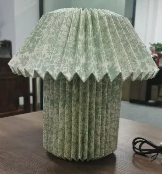 Pleated Paper Table Lamp